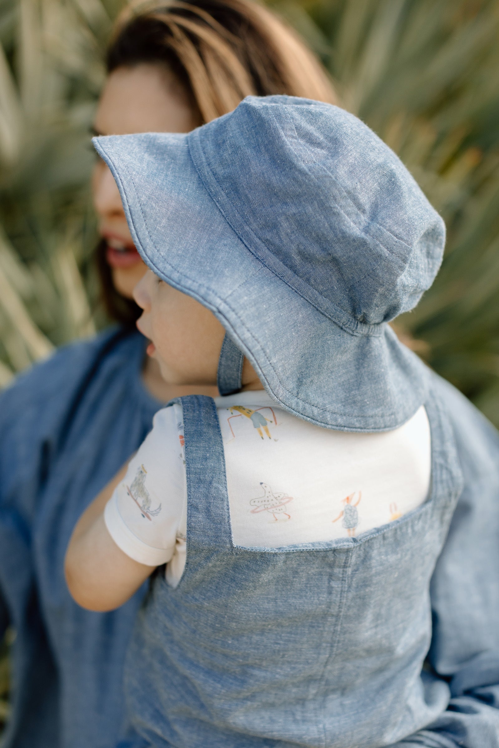 chambray bucket hat