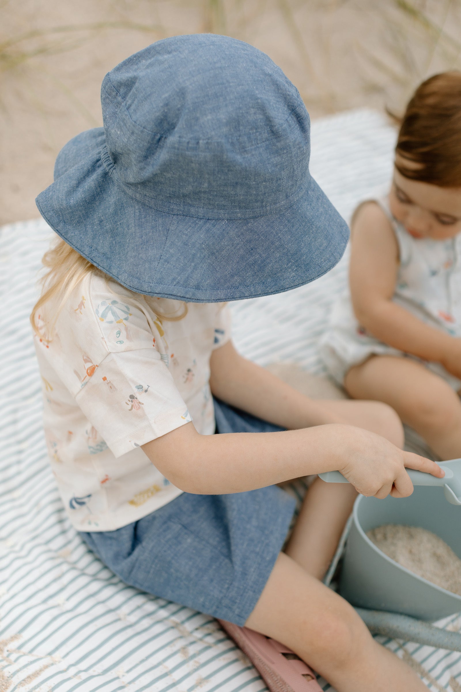 chambray bucket hat