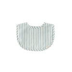 baby water repellent everyday essential baby bib stripes away sea in blues pattern