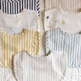 baby water repellent everyday essential baby bib stripes away sea