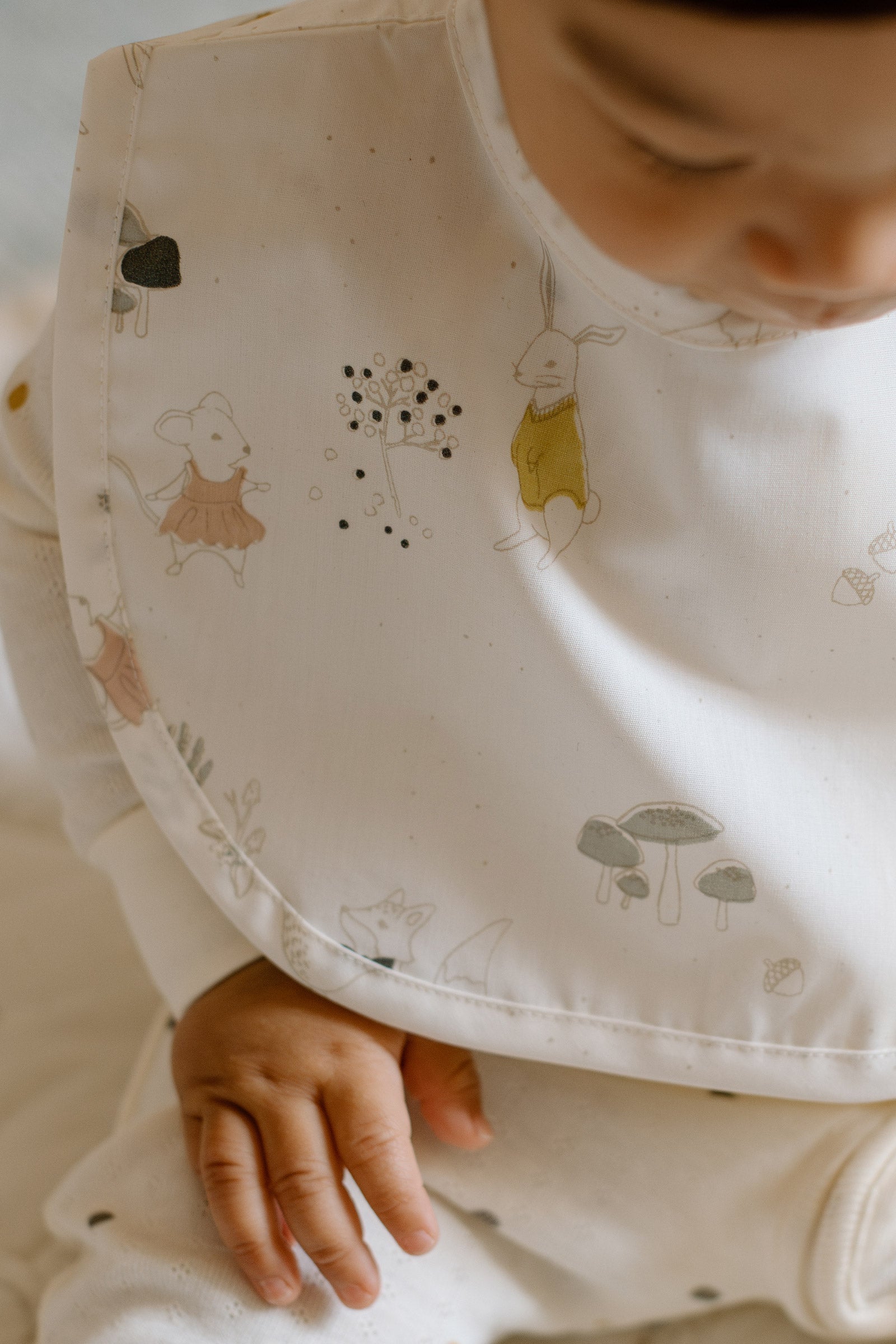 baby water repellent everyday essential baby bib magical forest