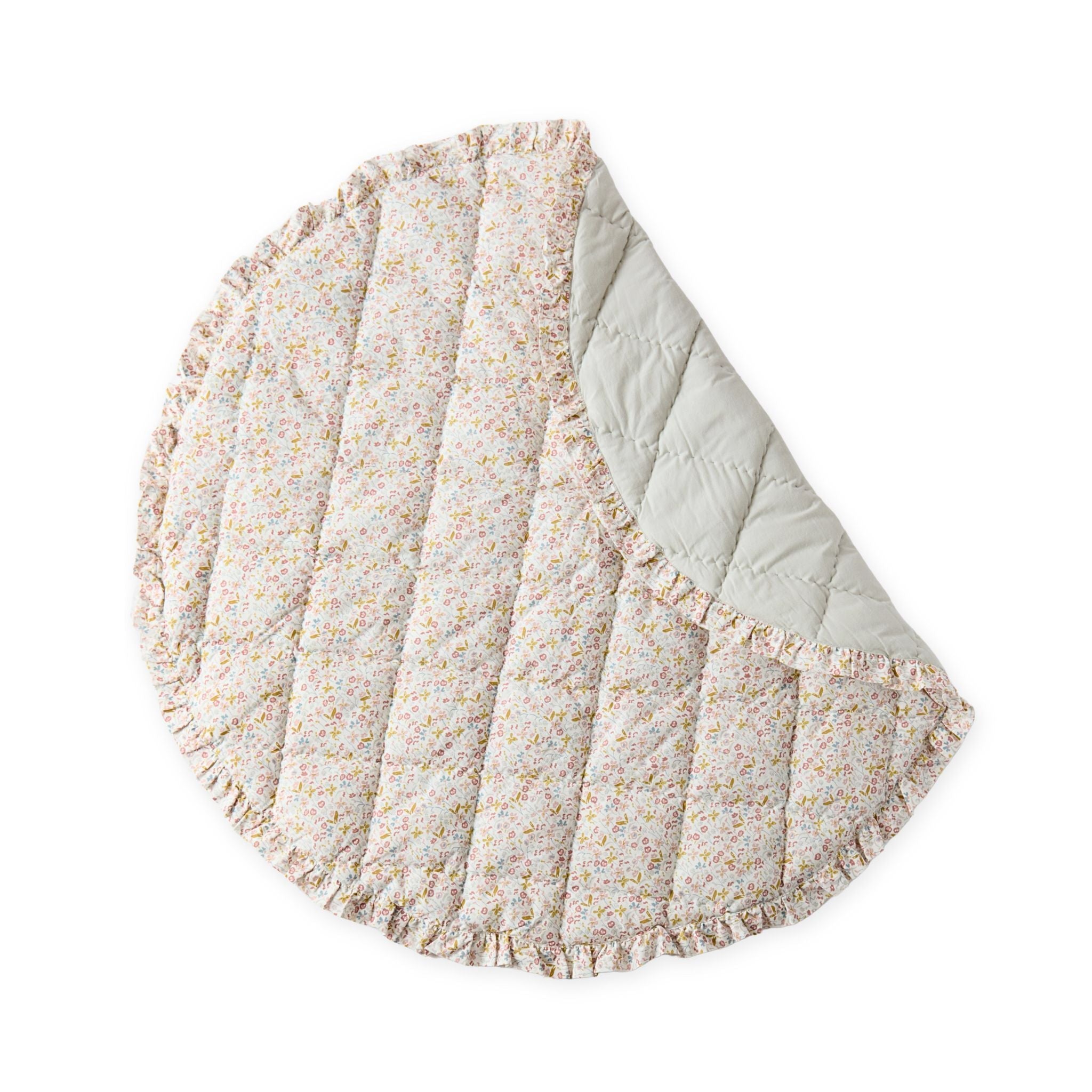 baby play mat floret in multi pattern