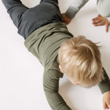 kids essentials top olive