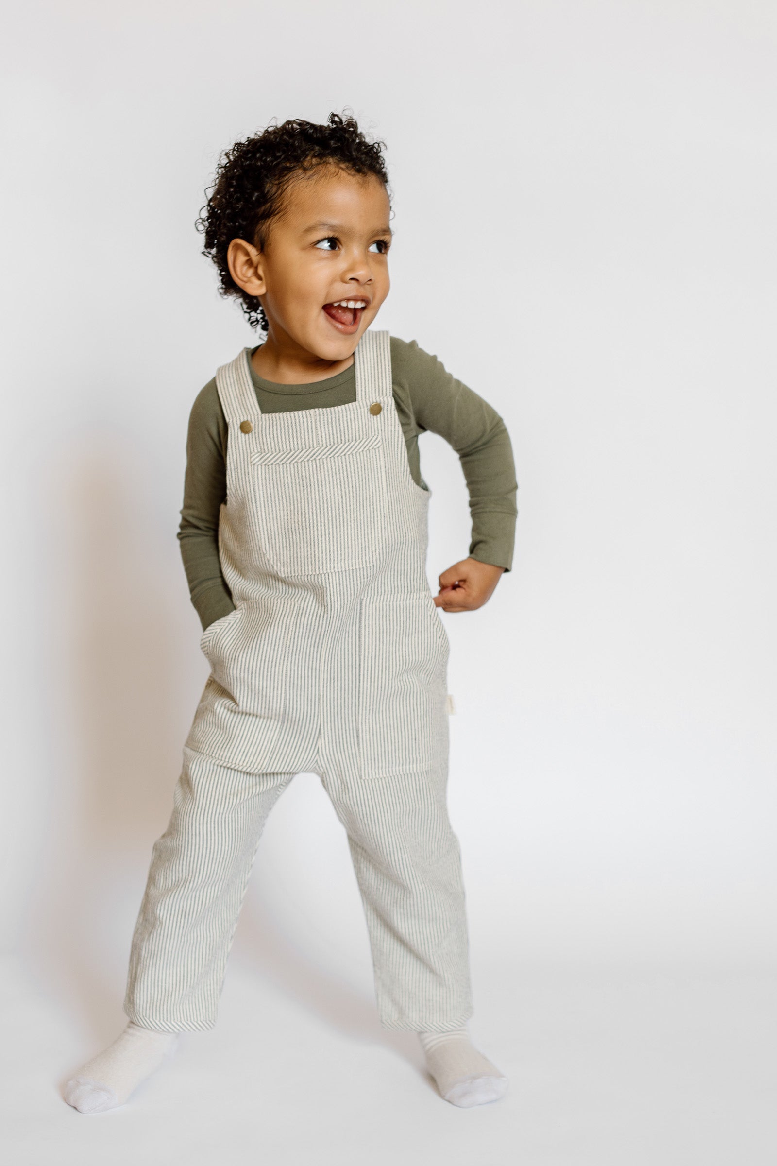 kids essentials top olive