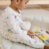 toddler ribbed toddler pajama explore the world