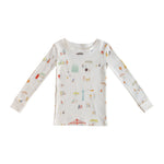 toddler ribbed toddler pajama explore the world