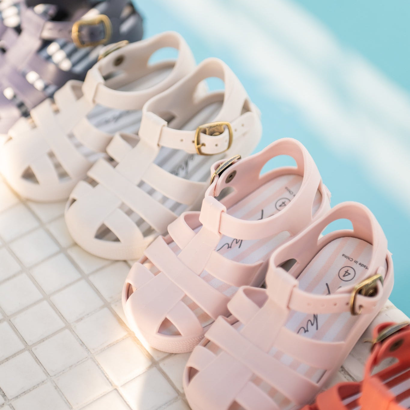 fisherman sandal powder pink