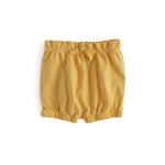 garment dye bloomer short soft marigold in yellows pattern