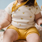 garment dye bloomer short soft marigold