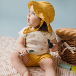 garment dye bloomer short soft marigold
