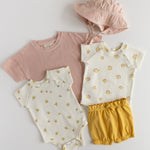 garment dye bloomer short soft marigold