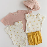 garment dye bloomer short soft marigold
