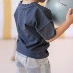 garment dye t shirt ink blue