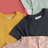 garment dye t shirt ink blue