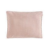 gingham sham thistle in pinks pattern
