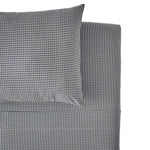 kids gingham kids bedding sheet set indigo in blues pattern
