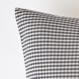 kids gingham kids bedding sheet set indigo