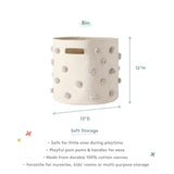pom basket bin grey