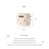 pom basket mini blush