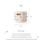 pom basket mini grey