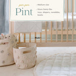 pom basket pint blush