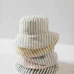 bucket hat stripes away sea