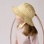 bucket hat stripes away marigold