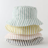 bucket hat stripes away marigold