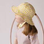 bucket hat stripes away marigold