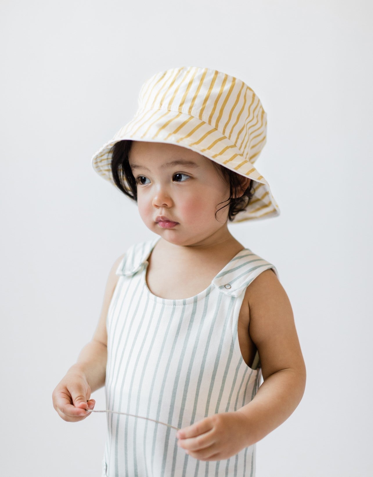 bucket hat stripes away marigold