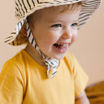 bucket hat stripes away ink blue
