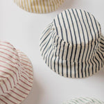 bucket hat stripes away ink blue