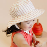bucket hat stripes away peony
