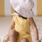 bucket hat stripes away peony
