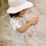 bucket hat stripes away peony