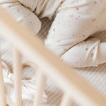 striped crib sheet stripes away petal