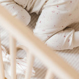 striped crib sheet stripes away petal