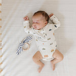 striped crib sheet stripes away pebble grey