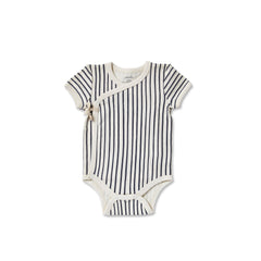 short sleeve kimono one piece stripes away ink blue in blues pattern