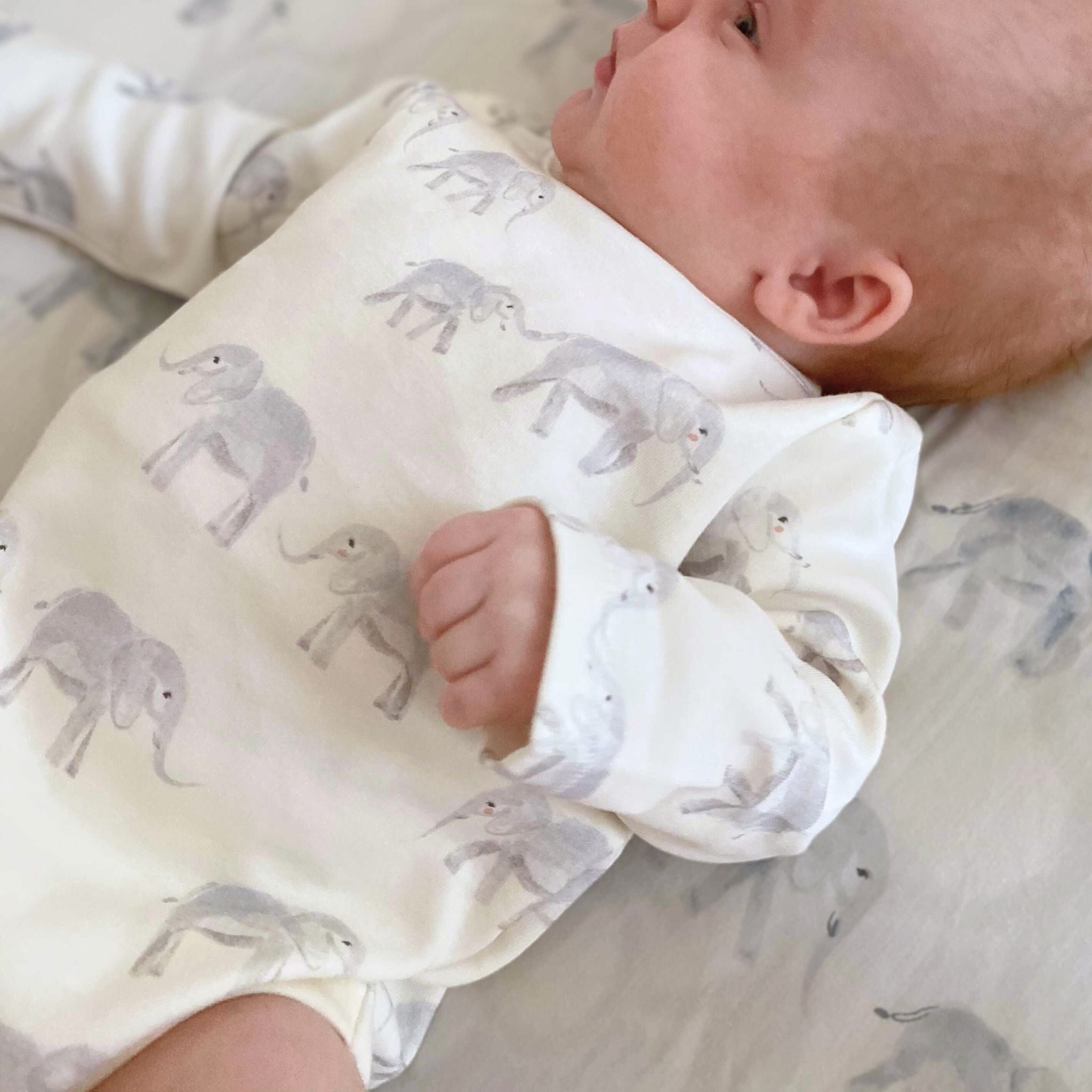 shoulder snap one piece follow me elephant