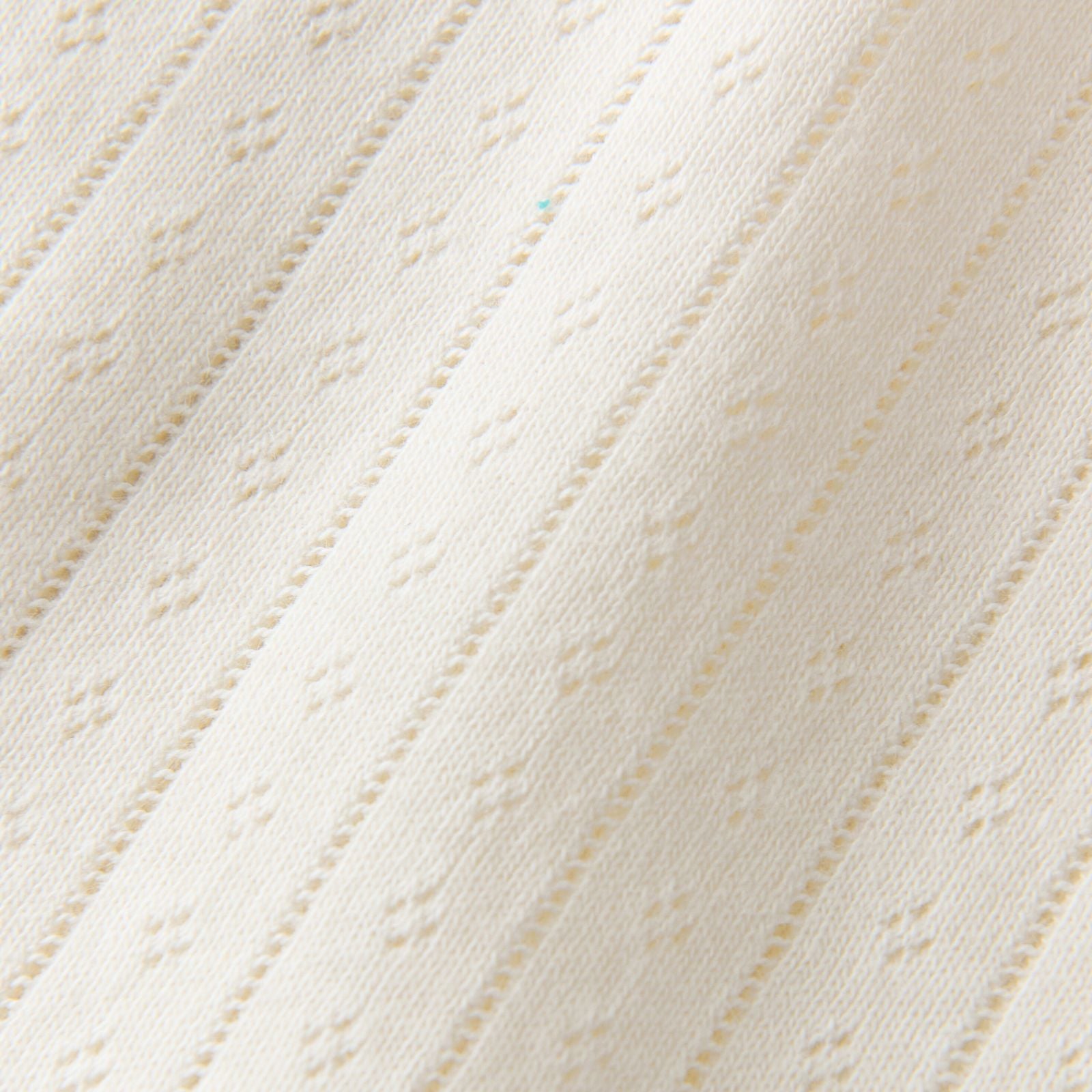 pointelle short sleeve sleeper multi