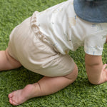 garment dye bloomer short sand