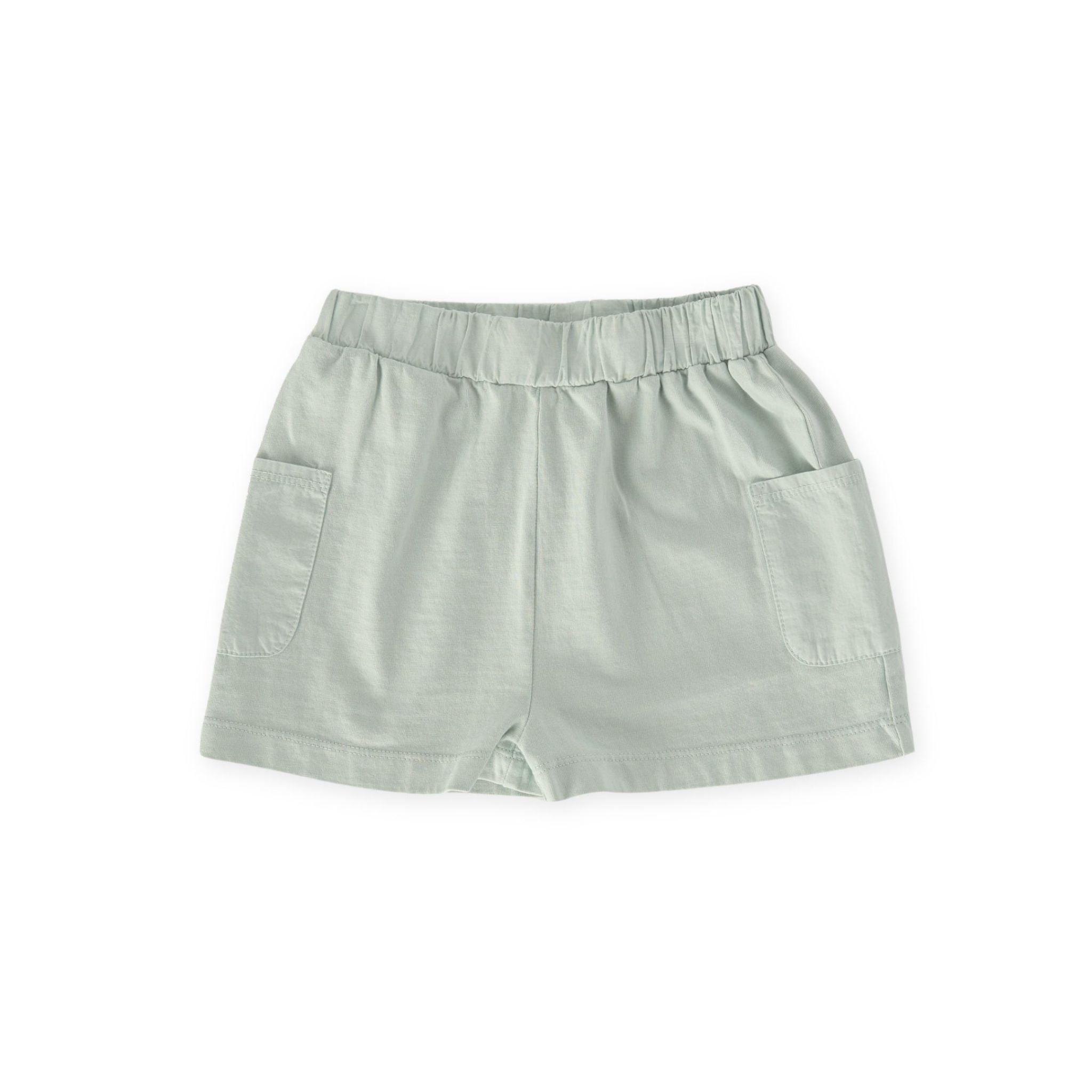 garment dye short sea in blues pattern pehr soft