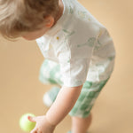 dropped shoulder short sleeve t shirt doubles