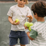 dropped shoulder short sleeve t shirt doubles