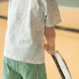 dropped shoulder short sleeve t shirt doubles