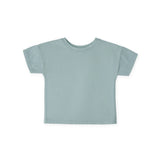garment dye t shirt deep sea in blues pattern