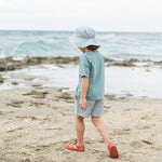 garment dye t shirt deep sea