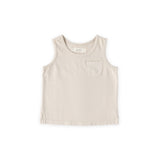 garment dye tank sand in pinks pattern pehr
