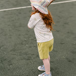 bucket hat stripes away rainbow